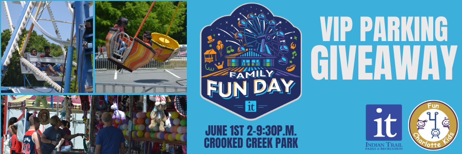 VIP Parking Giveaway to Family Fun Day! 